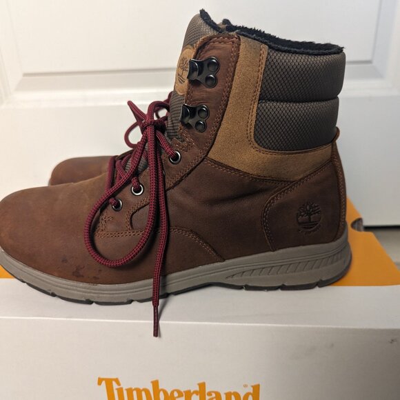 Timberland Norton Ledge WP Warm Lined Boot - Size 9.5 - Rust Nubuck - Picture 5 of 6